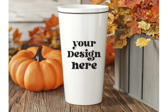 20 Oz Fall Tumbler Mockup 16: Premium Graphics & Product Mockups