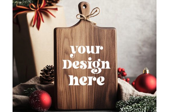 Christmas Cutting Board Mockup 10: Graphics & Product Mockups