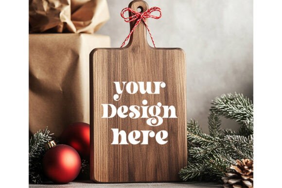 Christmas Cutting Board Mockup 19: Graphics for Product Mockups