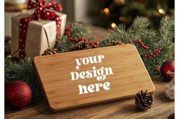 Christmas Cutting Board Mockup 33: Graphics & Product Mockups