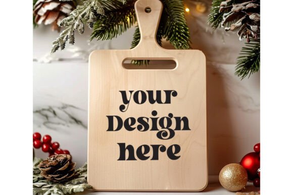 Christmas Cutting Board Mockup 42: Graphics & Product Mockups