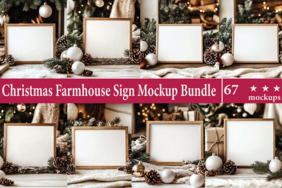 Christmas Mockup Bundle: Graphics for Product Mockups