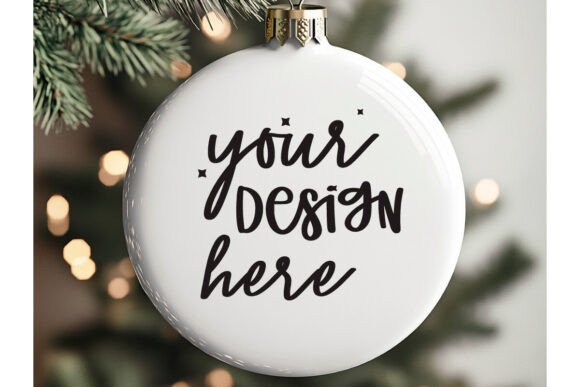 Christmas Ornaments Mockup 38: Premium Graphics for Product Mockups