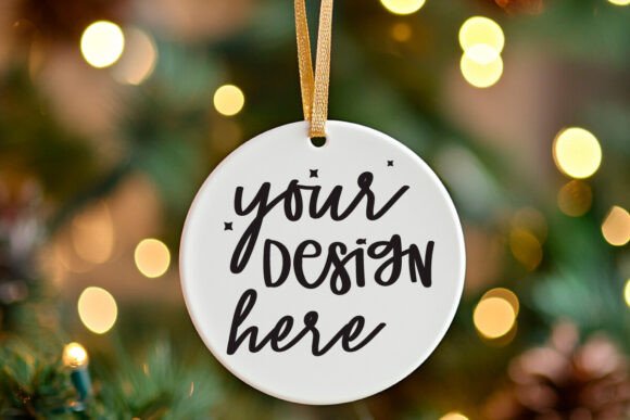 Christmas Ornaments Mockup 76: Graphics for Product Mockups