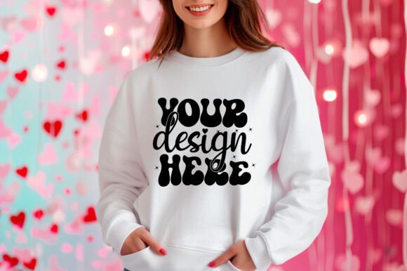 Gildan 18000 Mockup: Valentine Graphics & Product Mockups