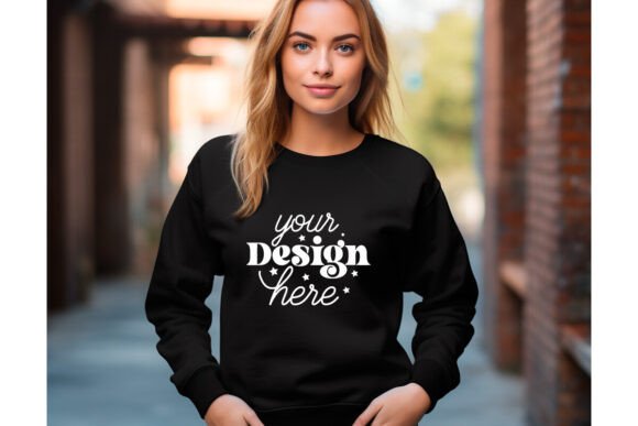 Gildan 18000 Women Mockup 10: Essential Graphics & Product Mockups