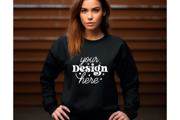 Gildan 18000 Women Mockup 102: Essential Graphics & Product Mockups