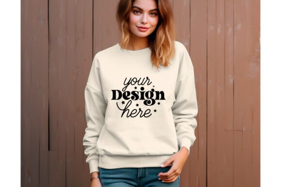 Gildan 18000 Women Mockup 22: Premium Graphics & Product Mockups