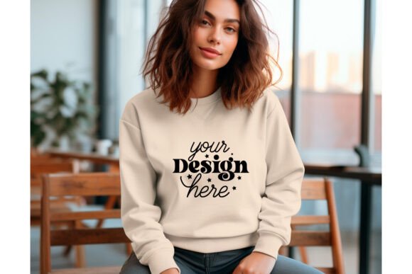 Gildan 18000 Women Mockup 98: Premium Graphics & Product Mockups
