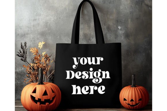 Halloween Black Tote Bag Mockup 1: A Designer's Review