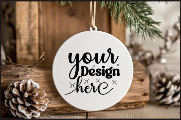 Review: Round Christmas Ornament Mockup 76 for Holiday Embroidery